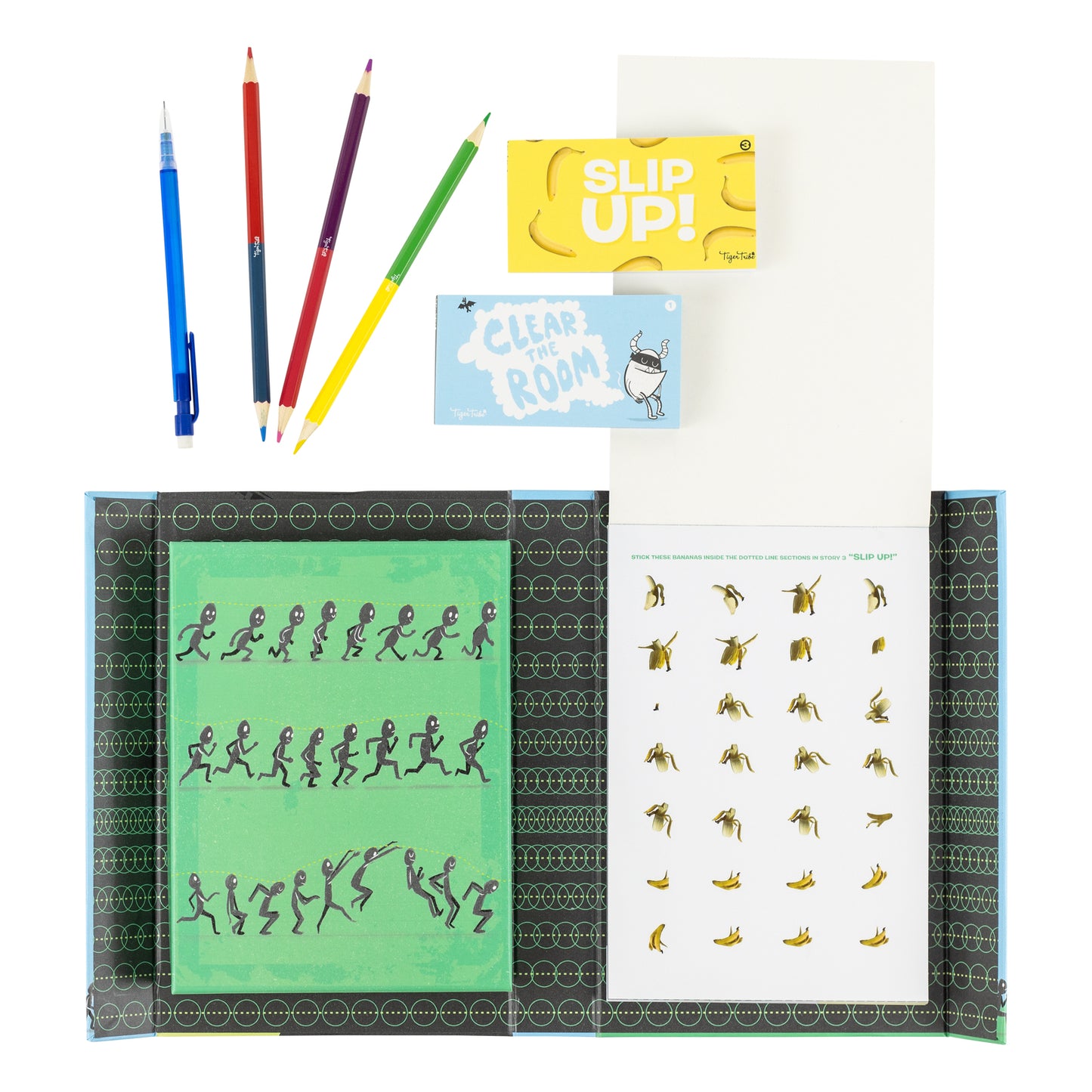 Tiger Tribe Flipbook Kit Animation Action