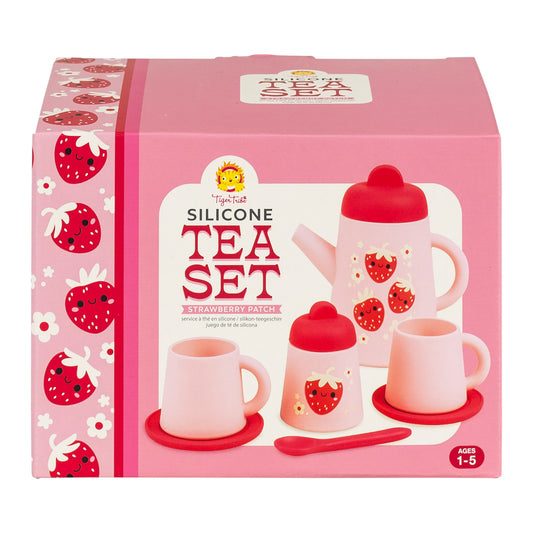 Tiger Tribe Silicone Tea Set Strawberry Patch