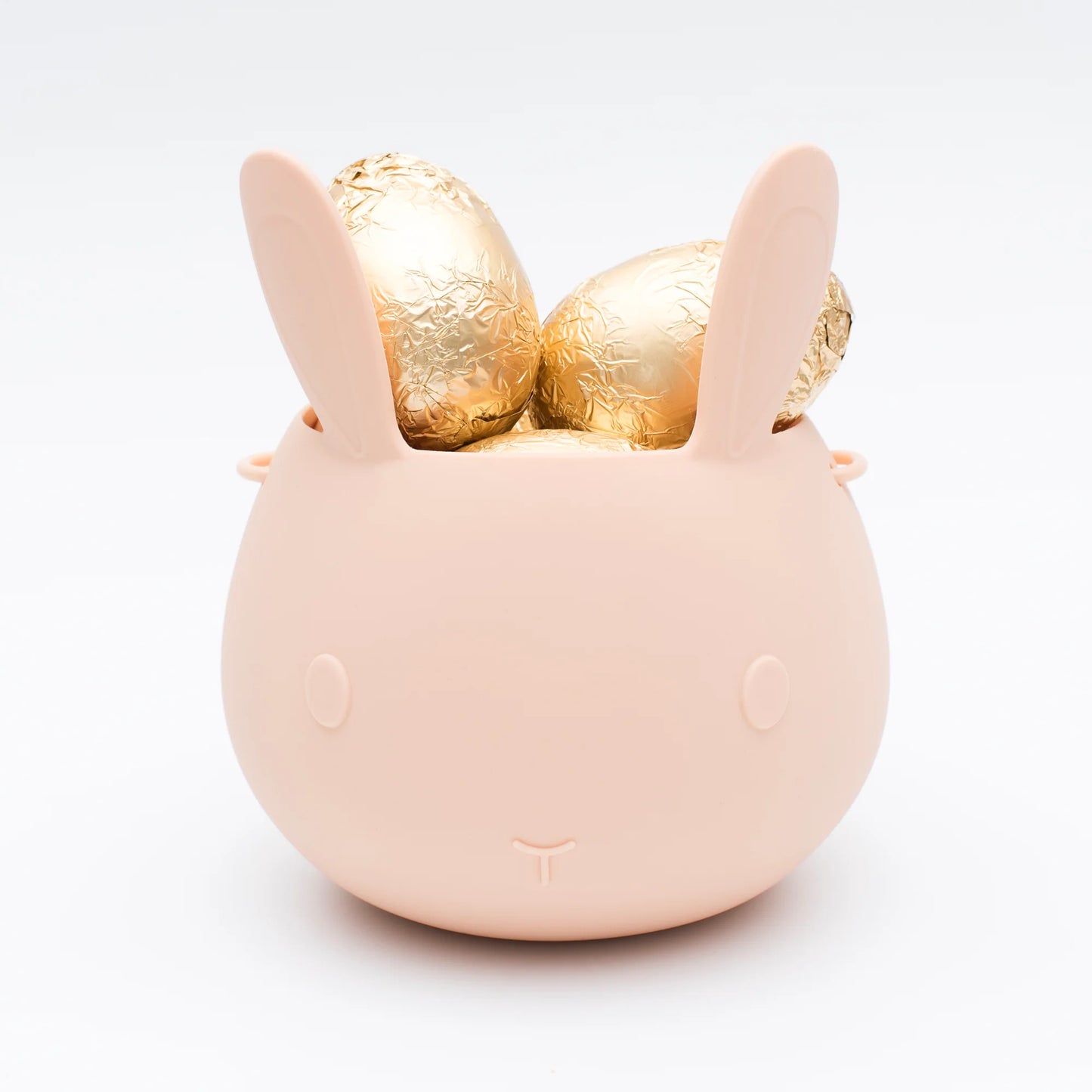 We Might Be Tiny Easter Bunny Basket Blush