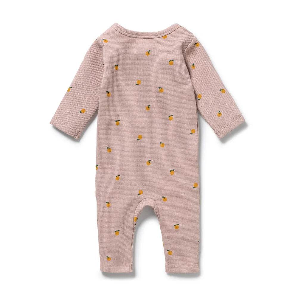 Wilson & Frenchy Organic Waffle Ruffle Zipuit Mini Mando