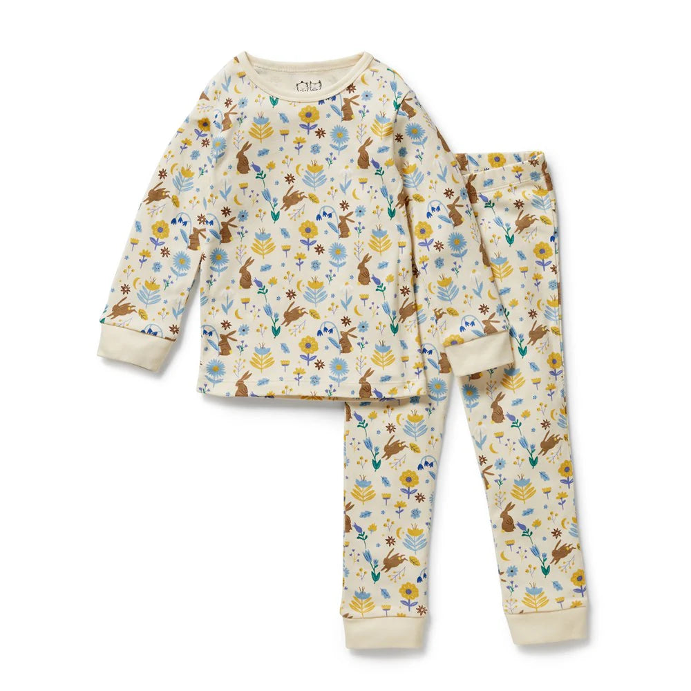 Wilson & Frenchy Organic Long Sleeve Pyjamas Daisy Mae