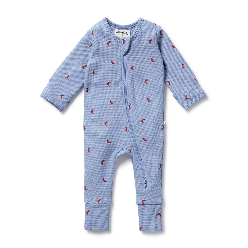 Wilson & Frenchy Waffle Zipsuit Hey Moon