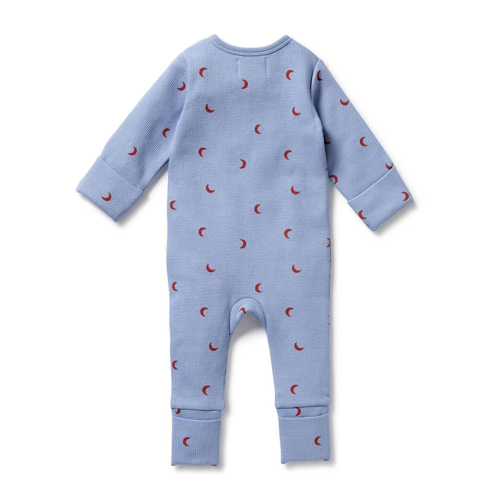 Wilson & Frenchy Waffle Zipsuit Hey Moon