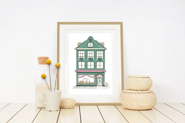 Zenti Designs Bakery Art Print