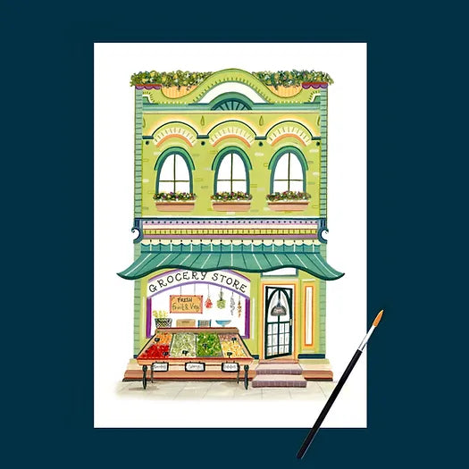 Zenti Designs Grocery Store Art Print