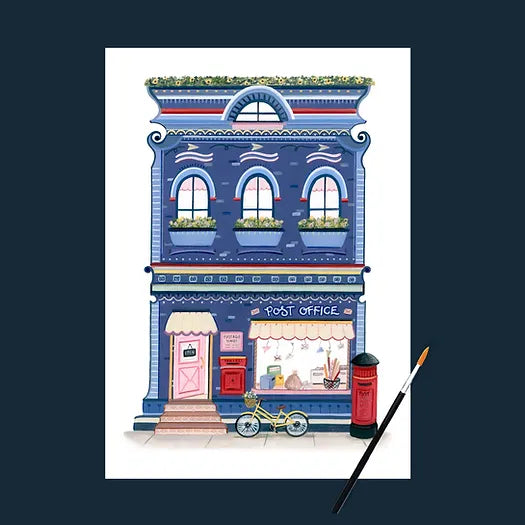 Zenti Designs Post Office Art Print