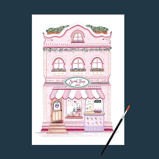 Zenti Designs Sweet Shop Art Print
