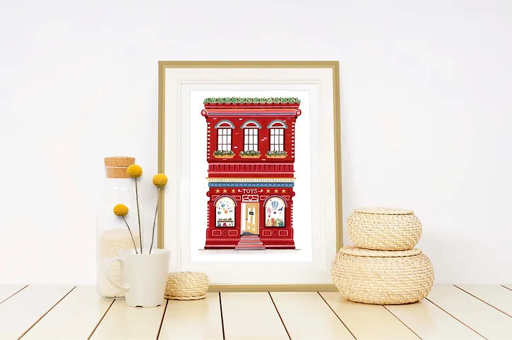 Zenti Designs Toy Shop Art Print