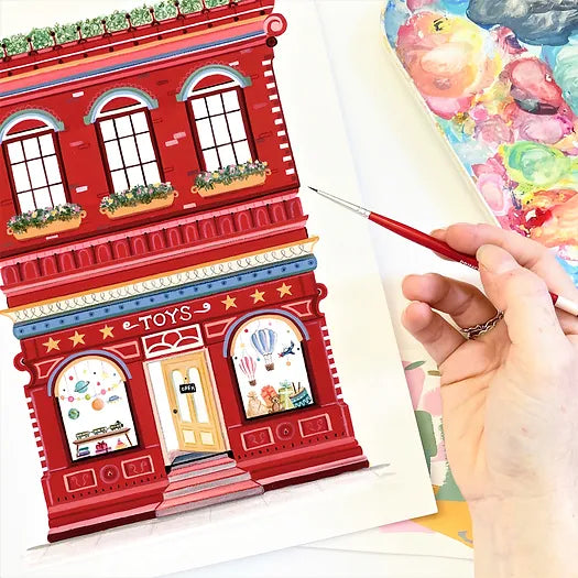 Zenti Designs Toy Shop Art Print