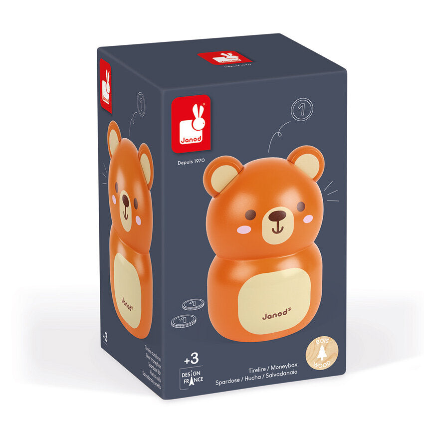 Janod Money Box Bear