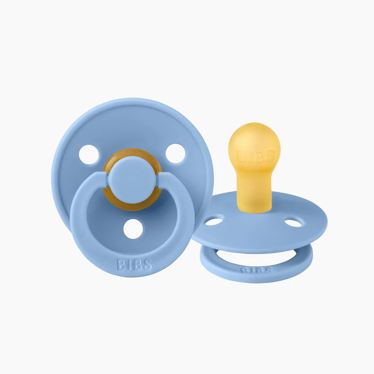 BIBS Sky Blue Round Pacificer Twin Pack