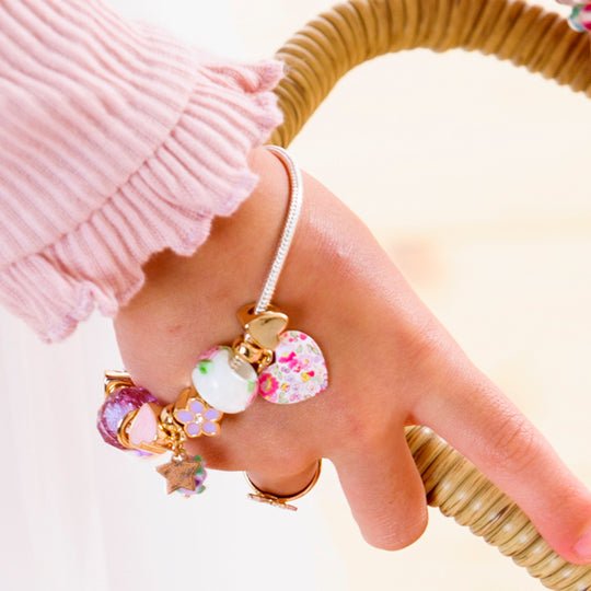 Lauren Hinkley Petite Fleur Violet Charm Bracelet