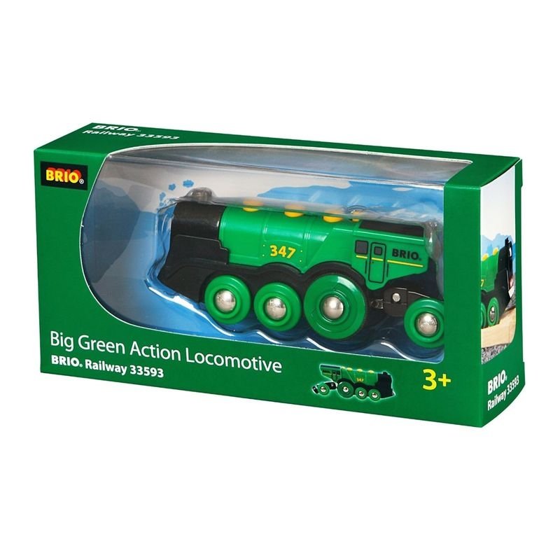 BRIO Big Green Action Locomotive