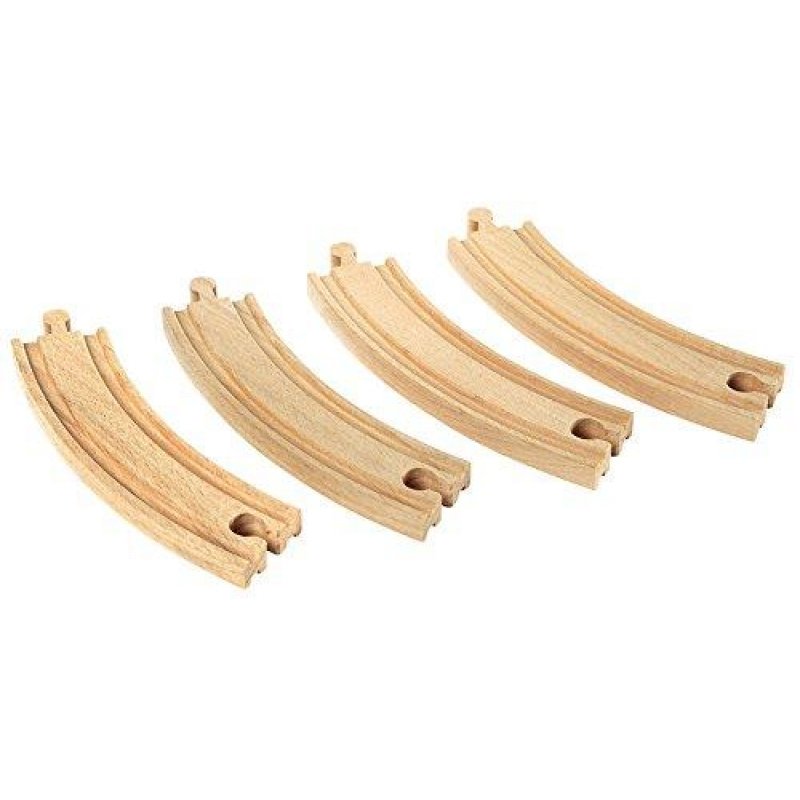 BRIO Large Curved Tracks 4 Pieces