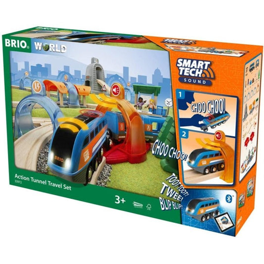 BRIO Smart Tech Sound Action Tunnel Travel Set