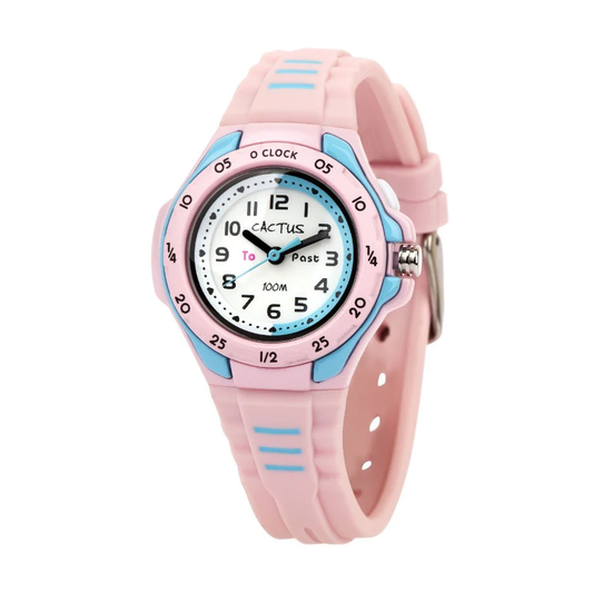 Cactus Mentor Time Teacher Watch Pink