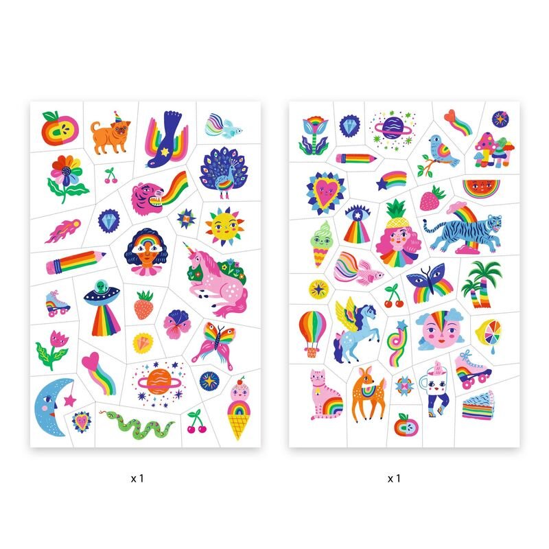 Djeco Tattoos Rainbow