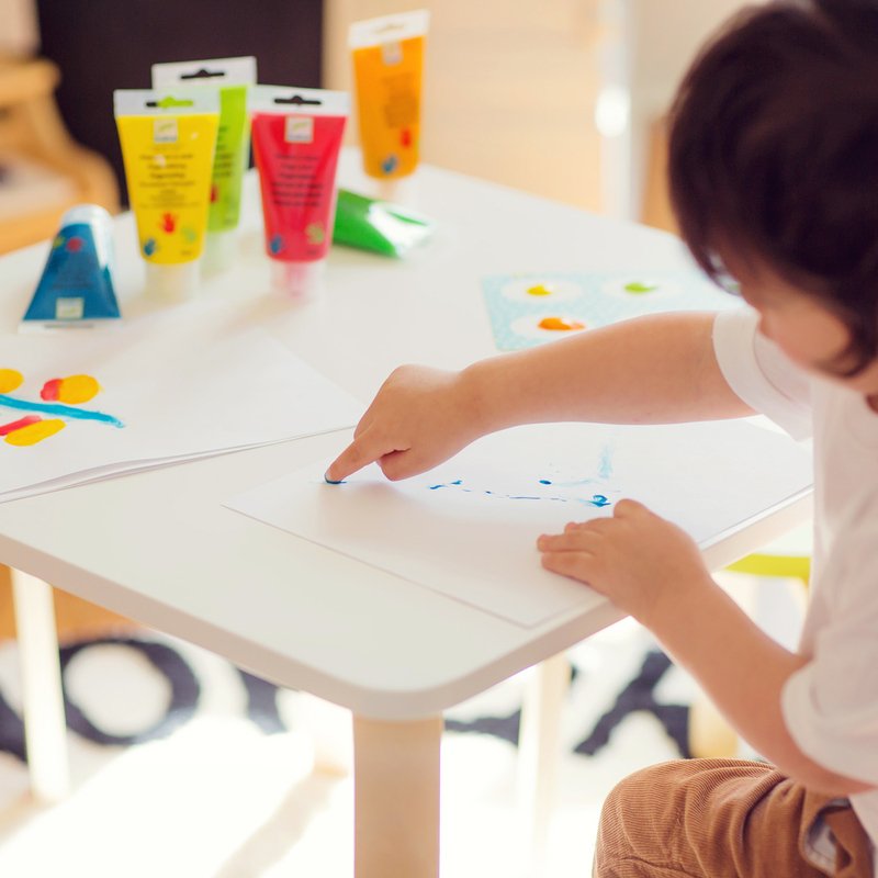 Djeco Finger Paint Tubes Classic Colours
