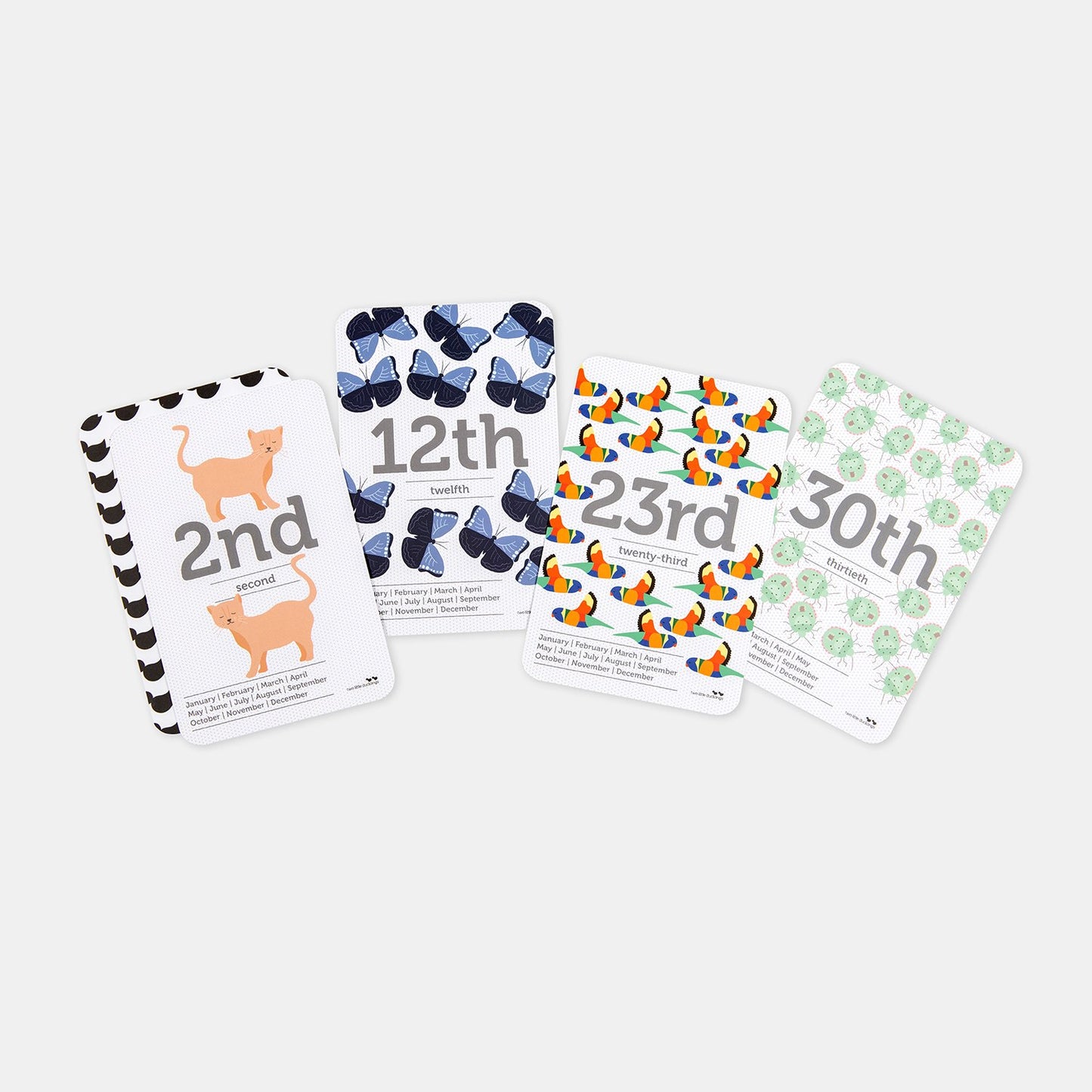 Flash Cards Dates of the Month