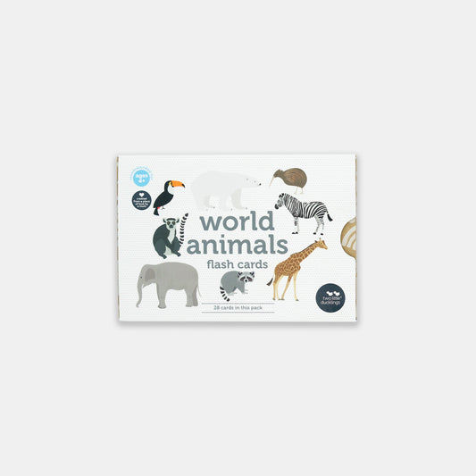Flash Cards World Animals