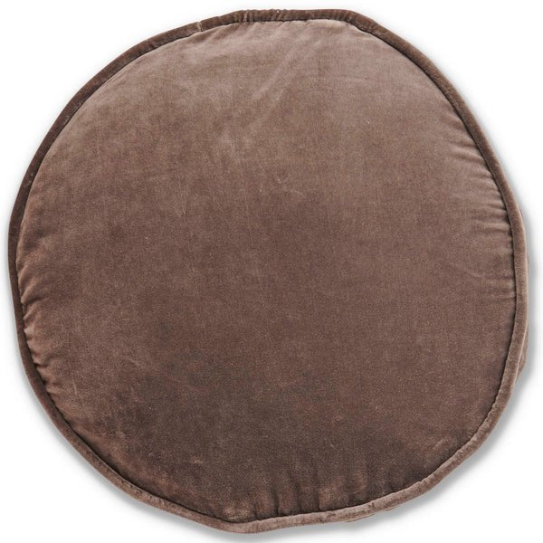 Kip & Co Grey Storm Velvet Pea Cushion