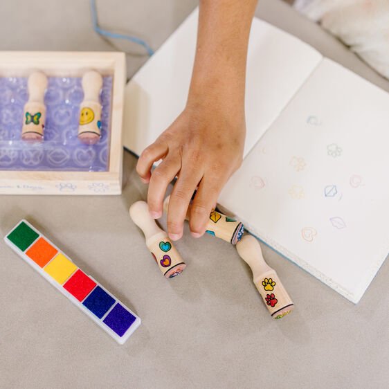 Melissa & Doug Happy Handles Stamp Set