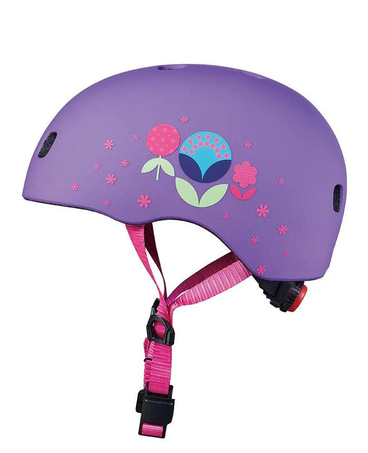 Micro Scooter Helmet Purple Flower
