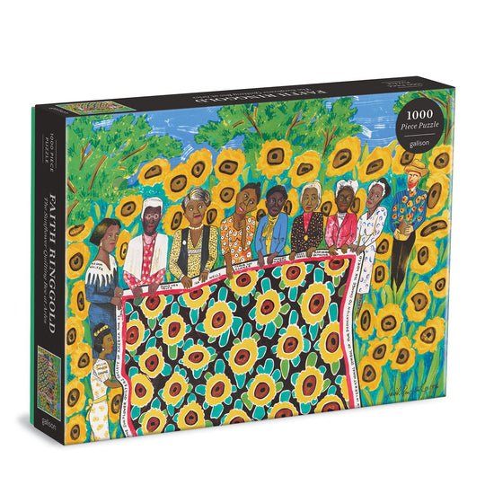 Galison 1000pc Jigsaw Puzzle Sunflower Quilting