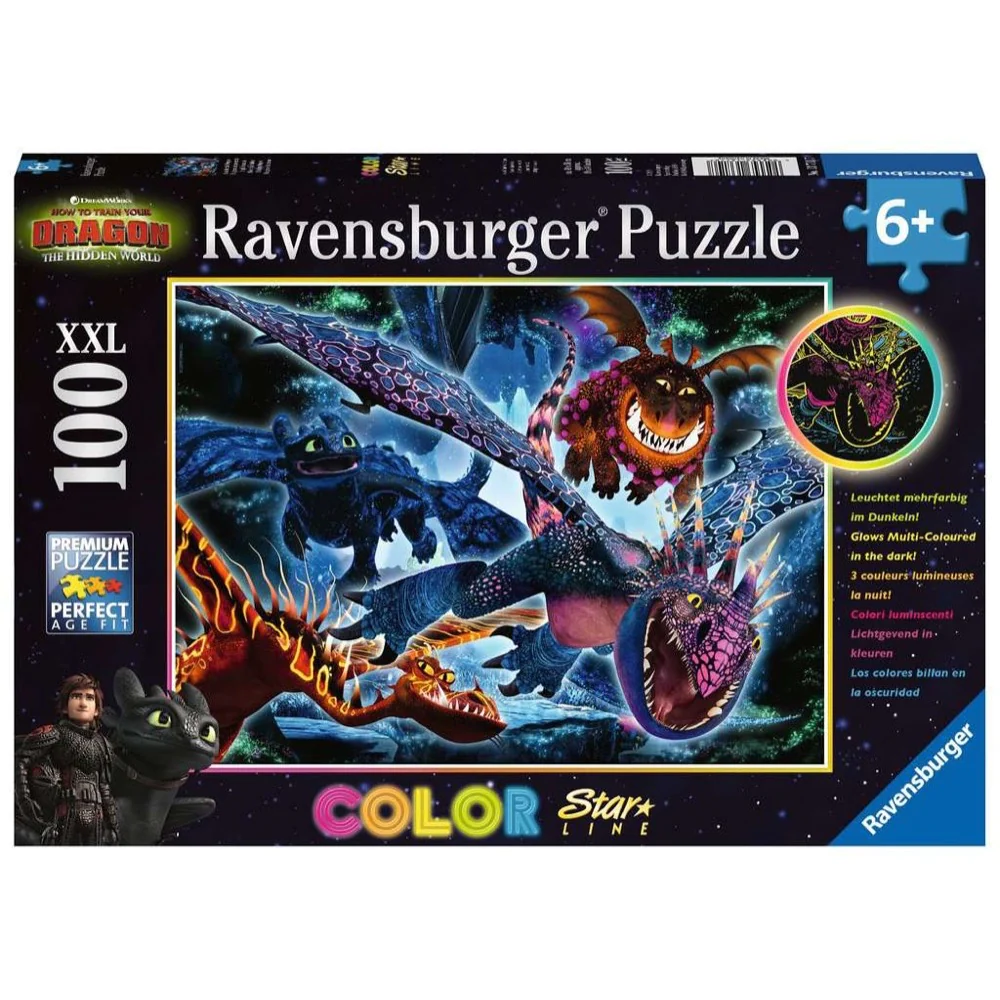 Ravensburger 100pc Jigsaw Puzzle Shining Dragons