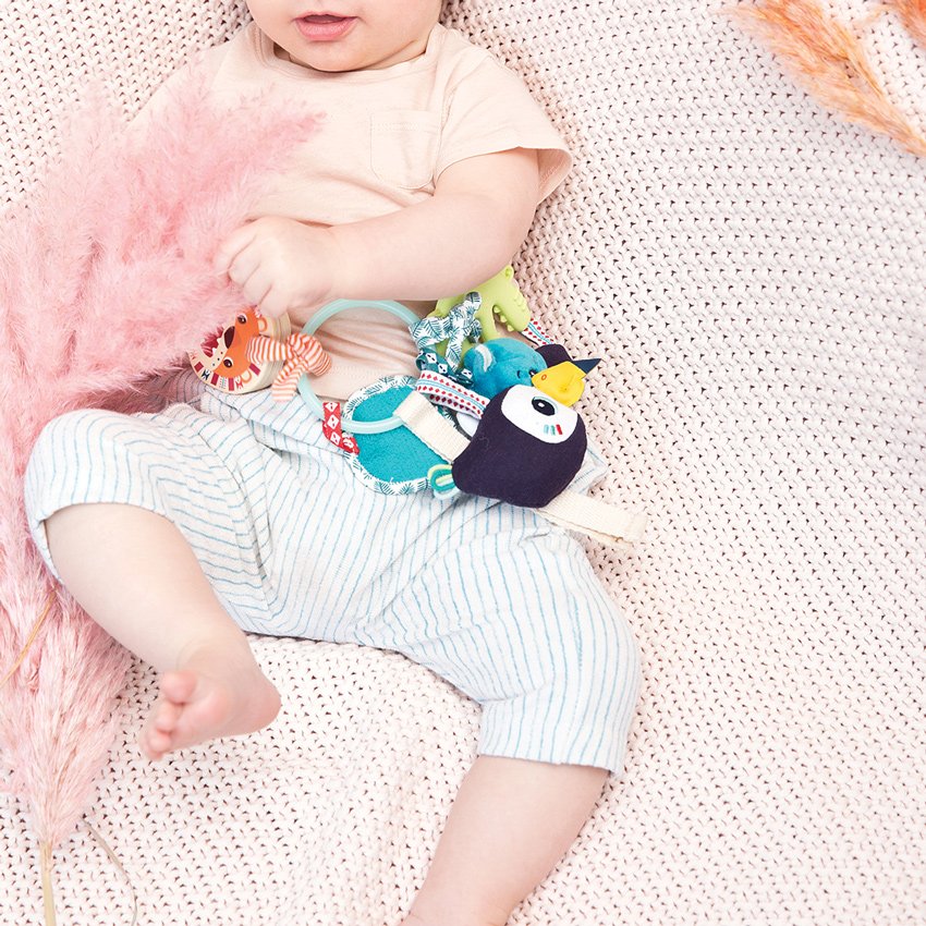 Lilliputiens Jungle Sensory Rattle