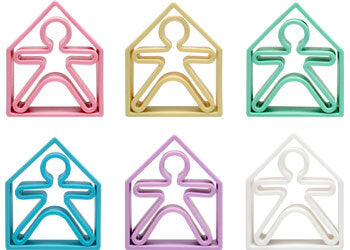 DENA Toys Kid 6pc and House 6pc