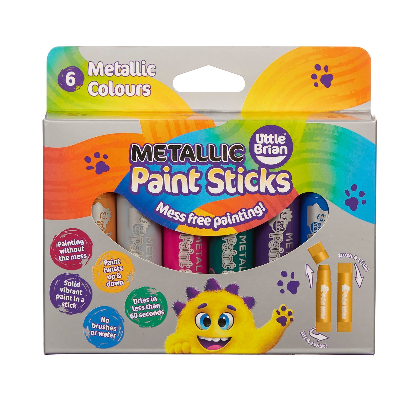 Little Brain Paint Sticks - 6 pk