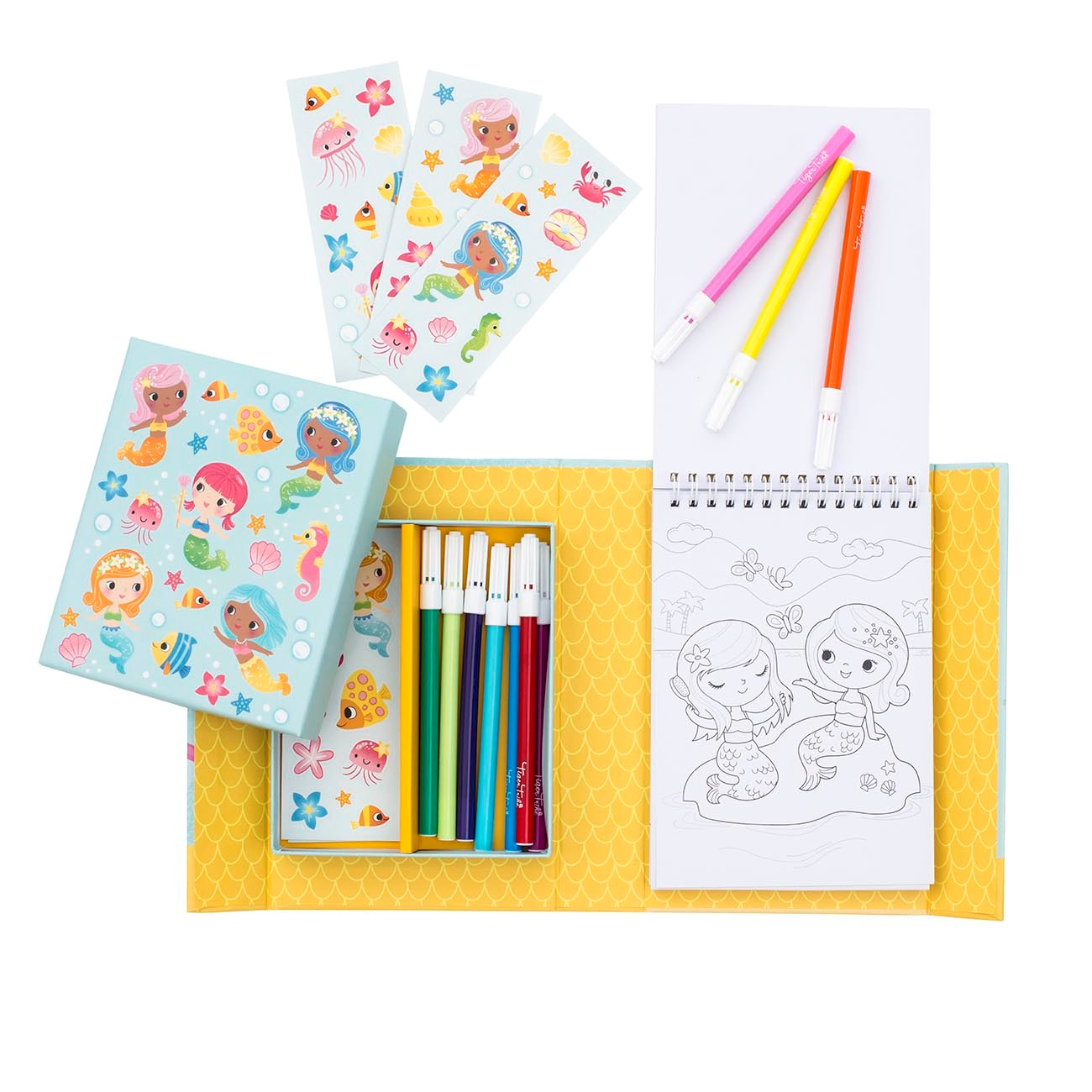 Tiger Tribe Colouring Set Mermaid