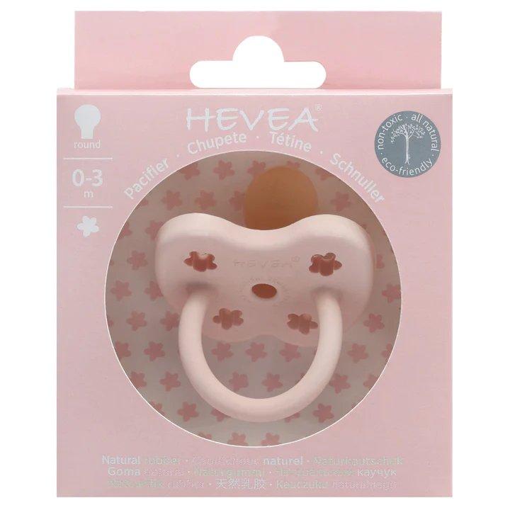 HEVEA Pacifier Power Pink