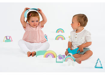 DENA Toys Pastel Rainbow 12pc