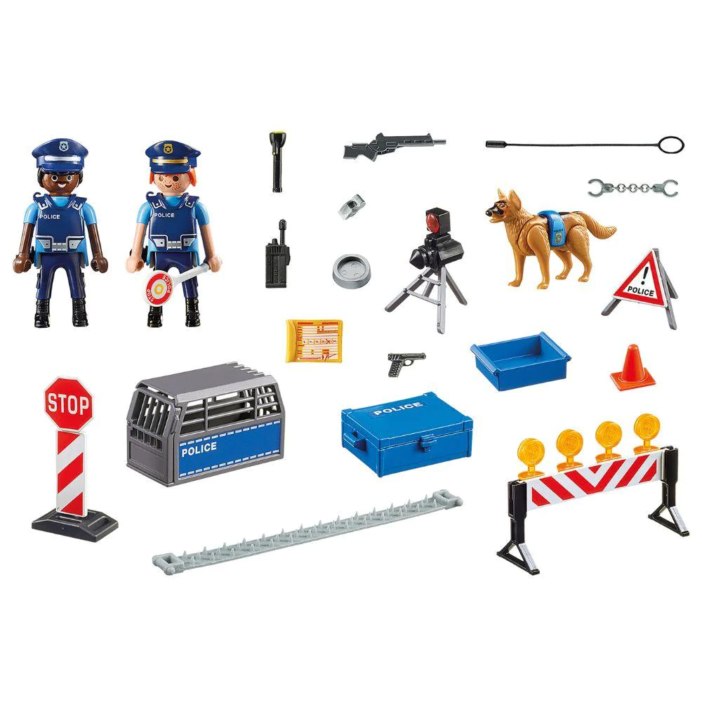 PlayMobil Police Roadblock