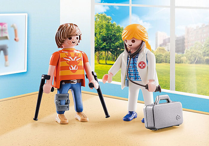 PlayMobil Doctor and Patient