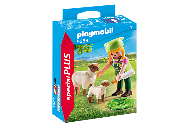 PlayMobil Farmer with Sheep