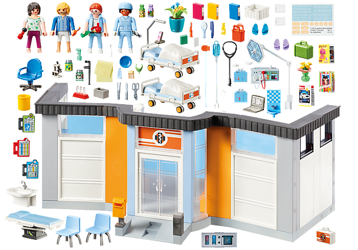 PlayMobil Furnished Hospital Wing