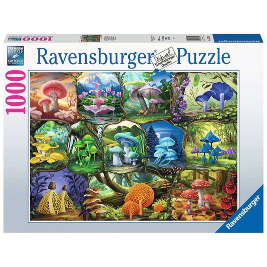 Ravensburger Jigsaw Puzzle 1000pc Beautiful Mushrooms