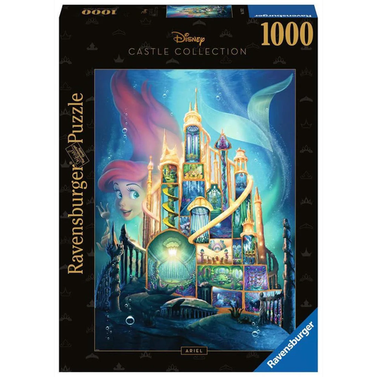 Ravensburger 1000pc Jigsaw Puzzle Disney Castles Ariel
