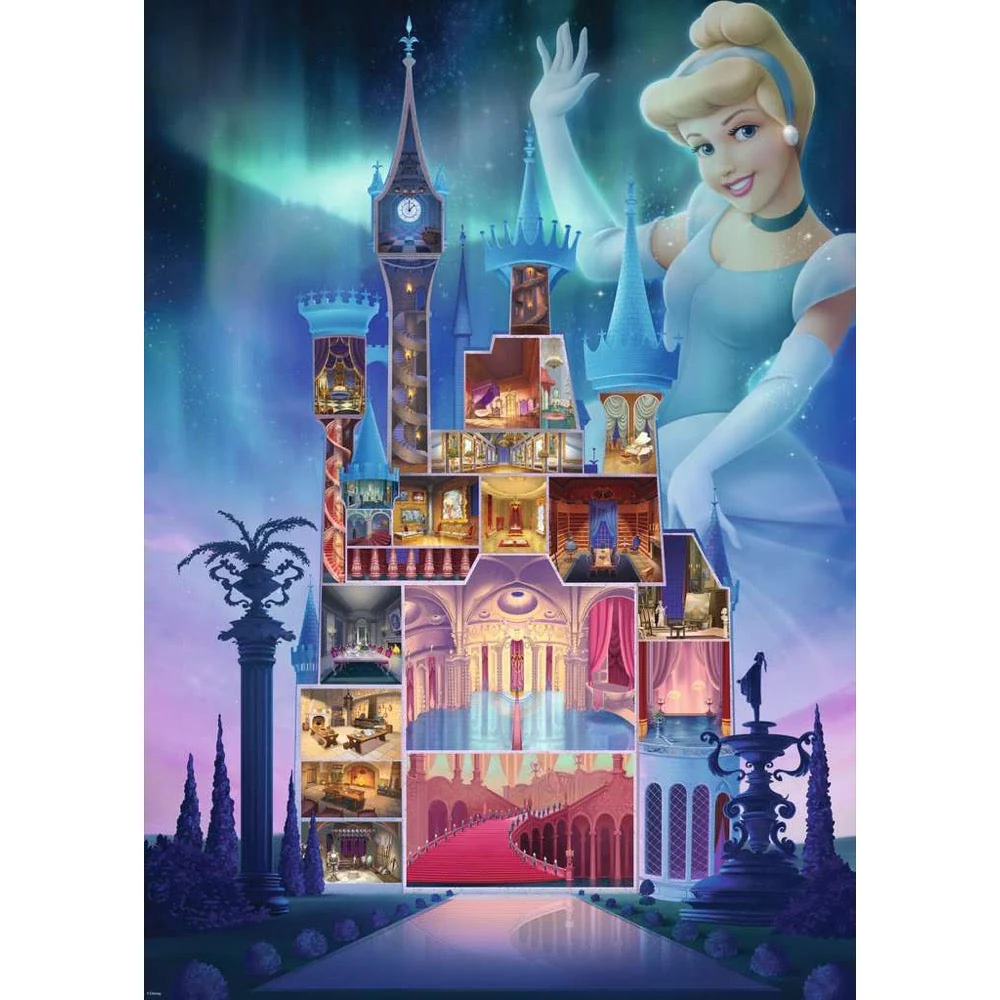 Ravensburger 1000pc Jigsaw Puzzle Disney Castles Cinderella