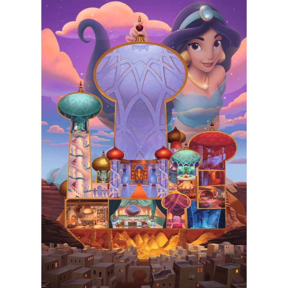 Ravensburger 1000pc Jigsaw Puzzle Disney Castles Jasmin