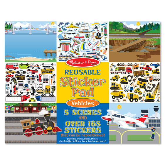 Melissa & Doug Reusable Sticker Pads