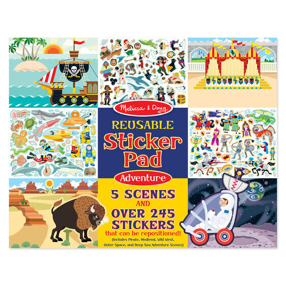 Melissa & Doug Reusable Sticker Pads