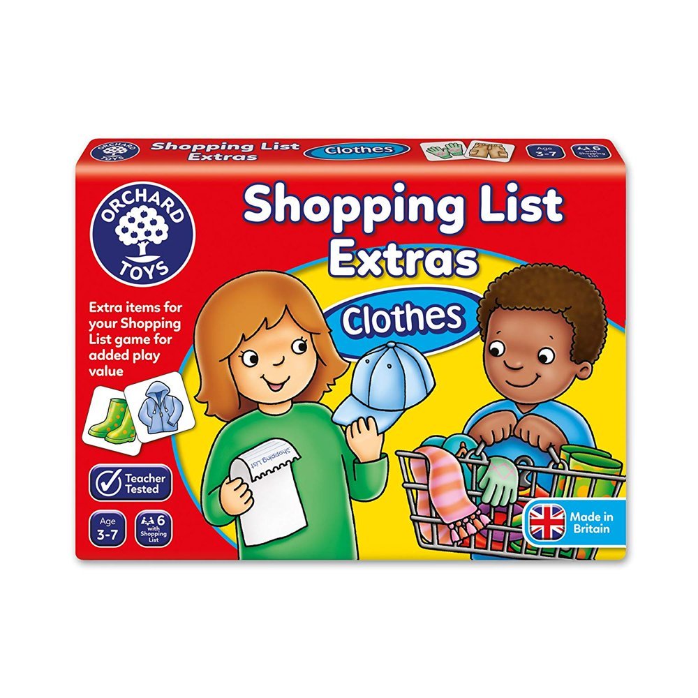 Orchard Toys Shopping List Extras Clothes