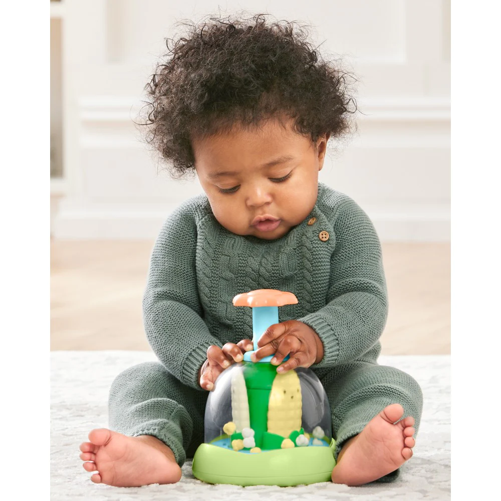 Skip Hop Farmstand Push and Spin Baby Toy