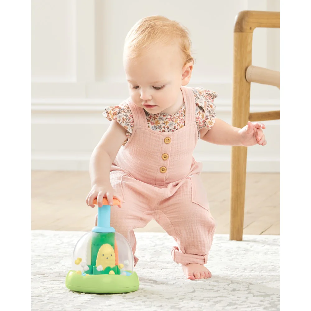 Skip Hop Farmstand Push and Spin Baby Toy