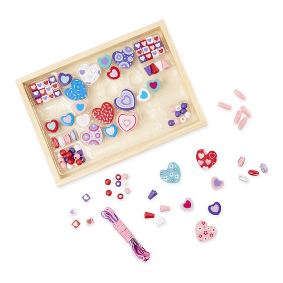 Melissa & Doug Sweet Heart Bead Set