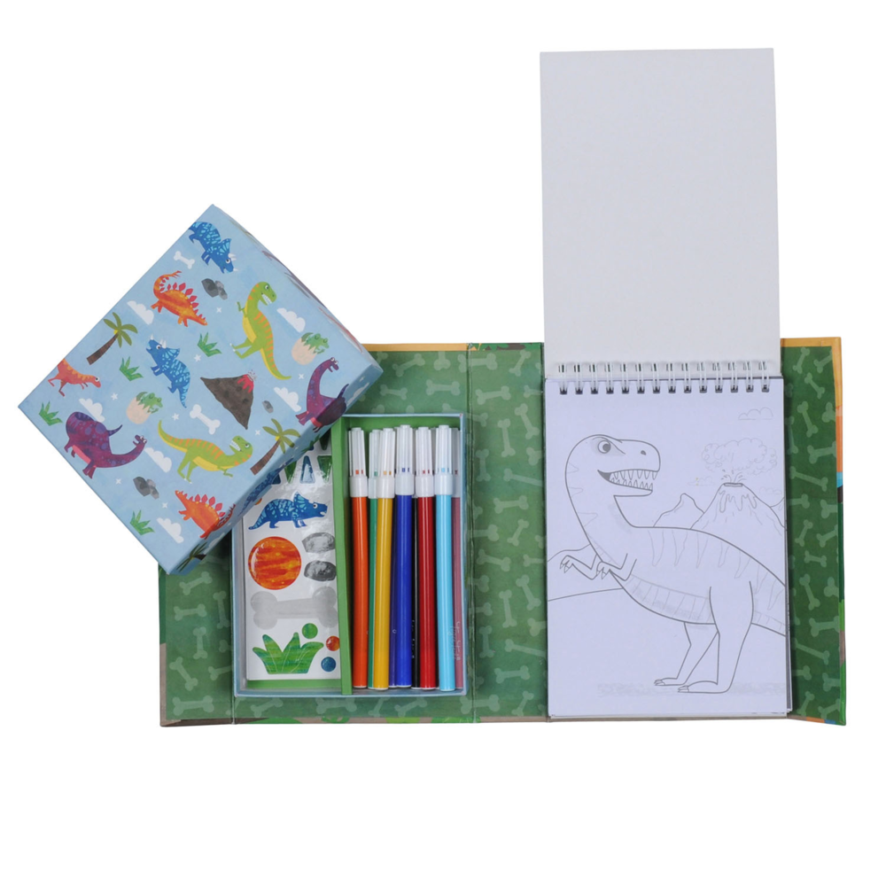 Tiger Tribe Colouring Set Dinosaur